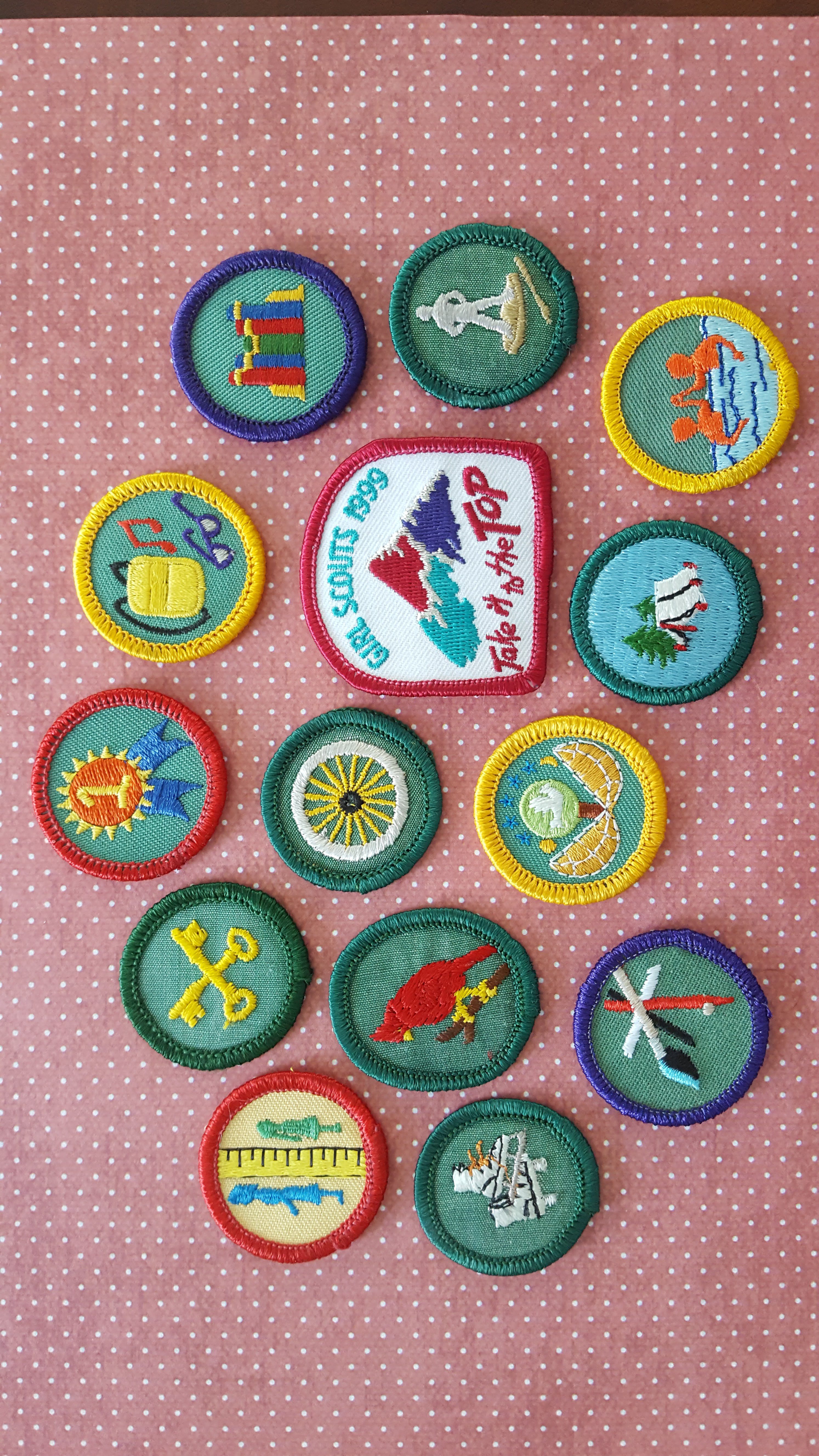 Item #0006 - Girl Scout badges (post 1963) - Desiree McCullough